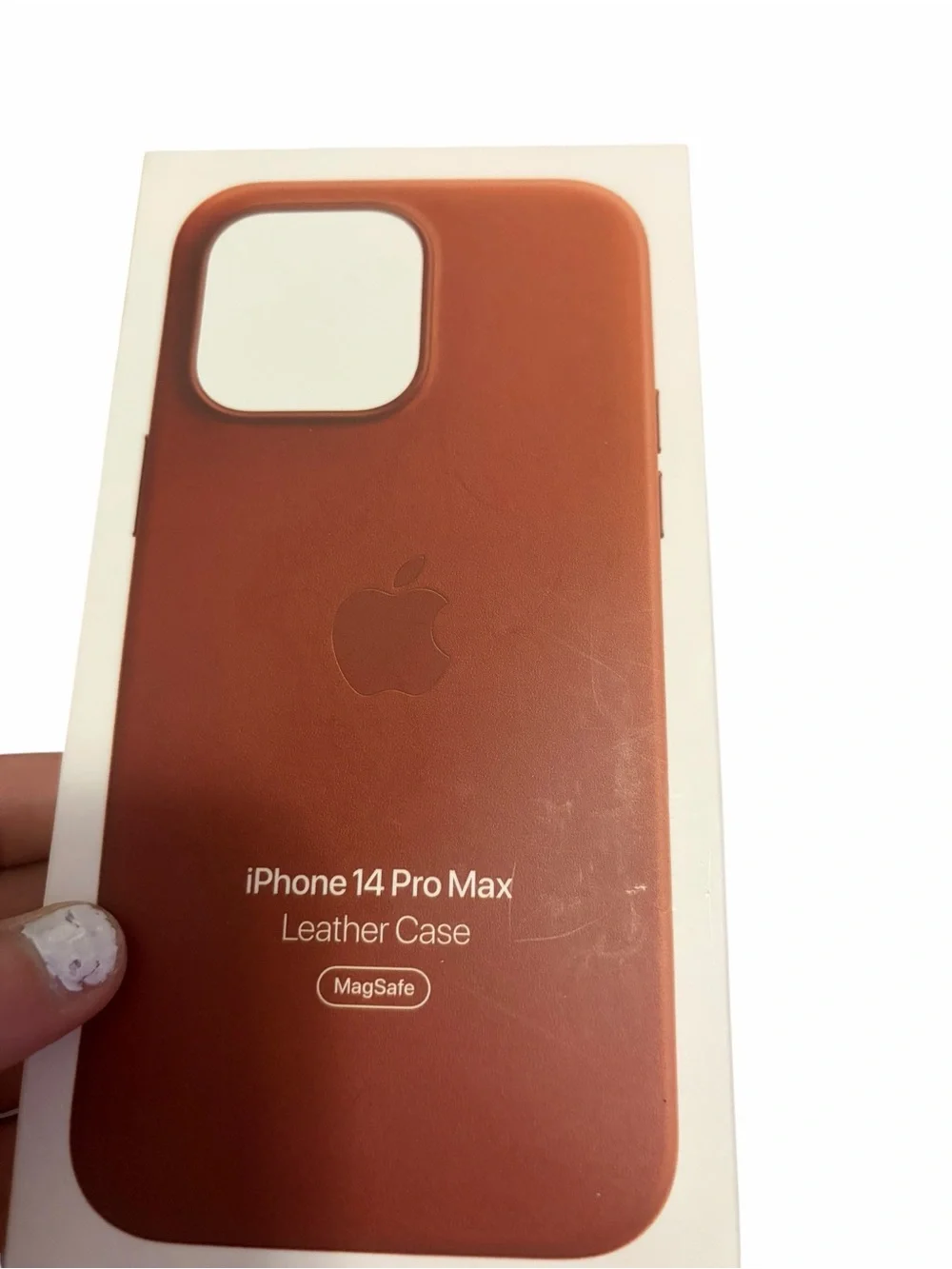 Apple iPhone 14 Pro Max Umber Leather MagSafe Case